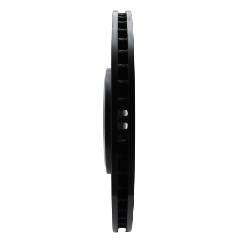 Ford Police Interceptor Utility Brake Rotor (1) - Rear Right - R1 Concepts - Drilled & Slotted - Black - `20-`25